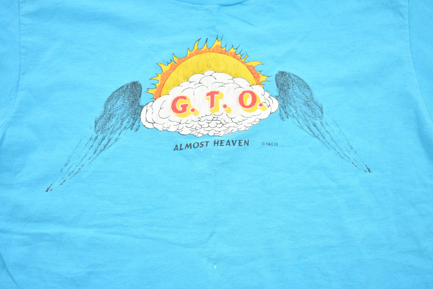 Vintage 1993 Good Times Only Almost Heaven Graphic T-Shirt