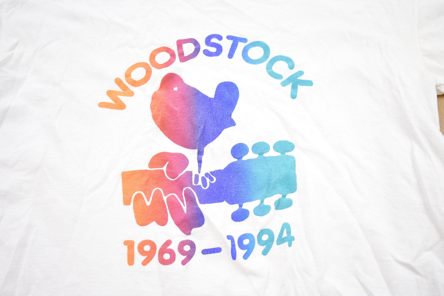 Vintage 1994 Woodstock Guitar Graphic T-Shirt