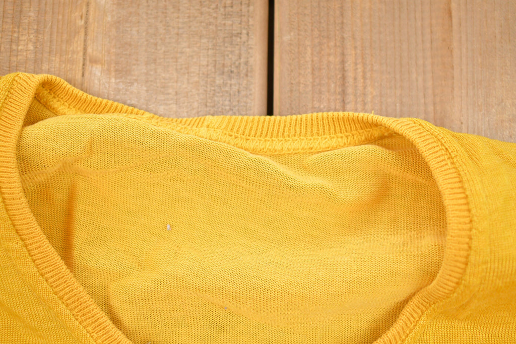 Vintage 1950s LSHS Striped Embroidered Jersey