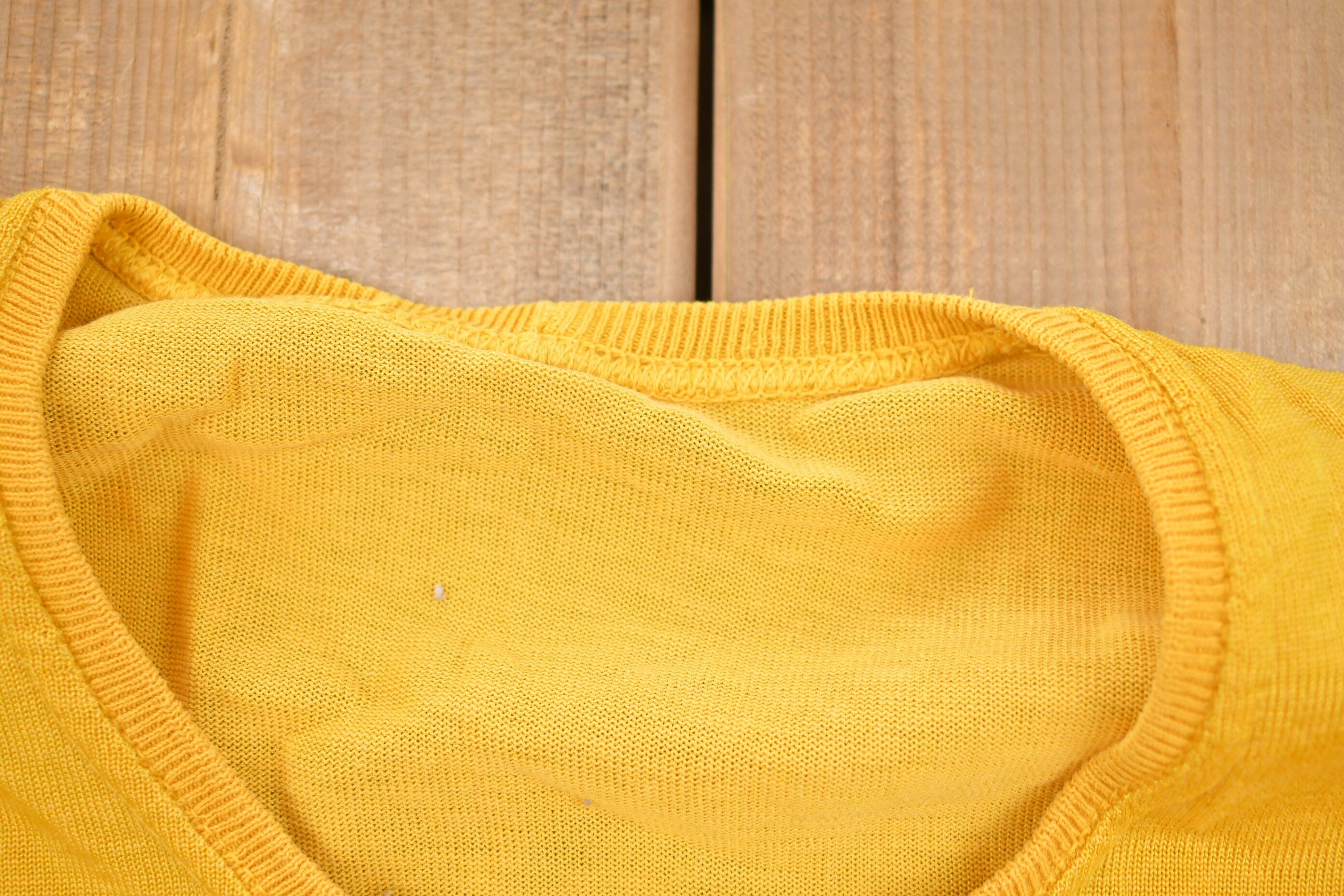 Vintage 1950s LSHS Striped Embroidered Jersey