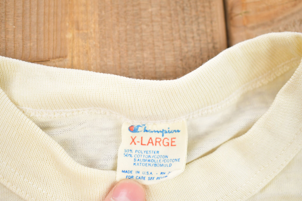 Vintage 1980s Champion UTA Graphic T-Shirt