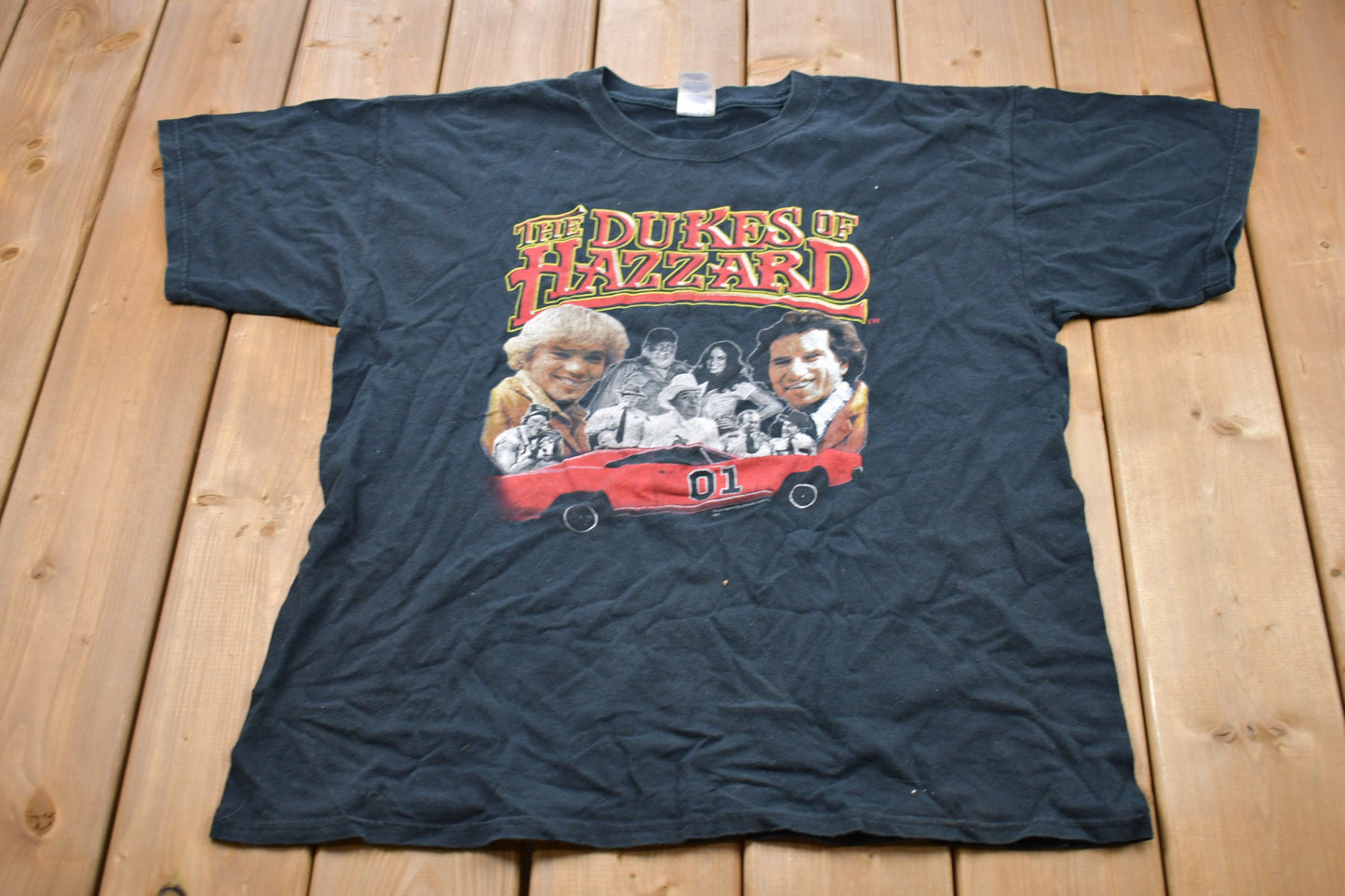 Vintage 1990s The Dukes Of Hazard Graphic T-Shirt