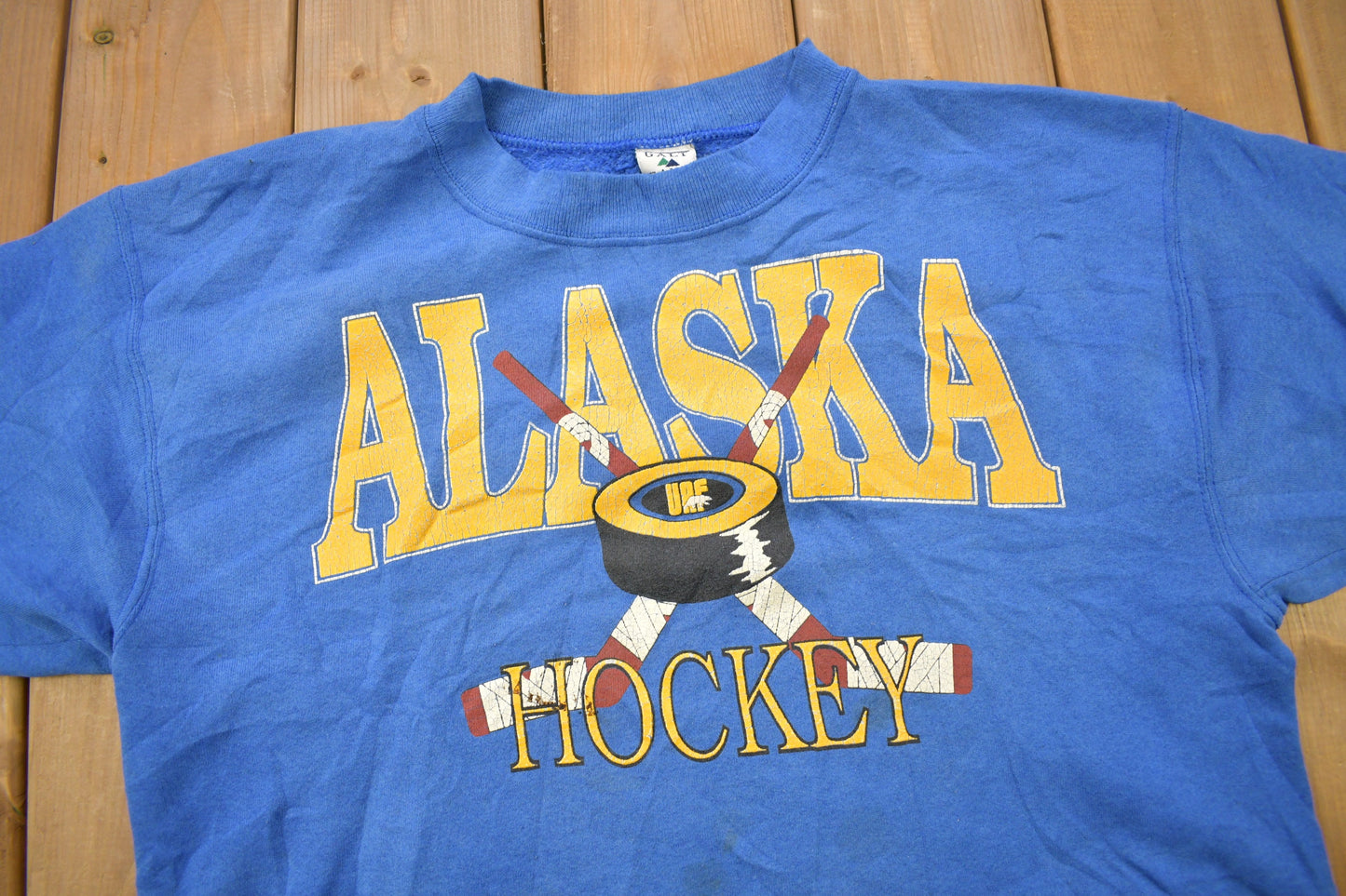 Vintage 1990s Alaska Hockey Crewneck Sweatshirt