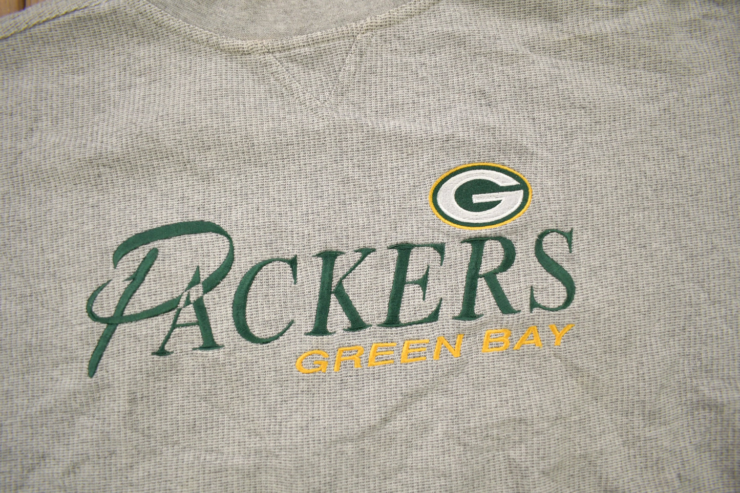 Vintage 1990s Green Bay Packers NFL Logo Athletic Crewneck Sweatshirt