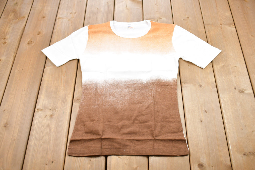 Vintage 1970s Contrast Faded Graphic T-Shirt