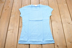 Vintage 1970s Basic Blue T-Shirt