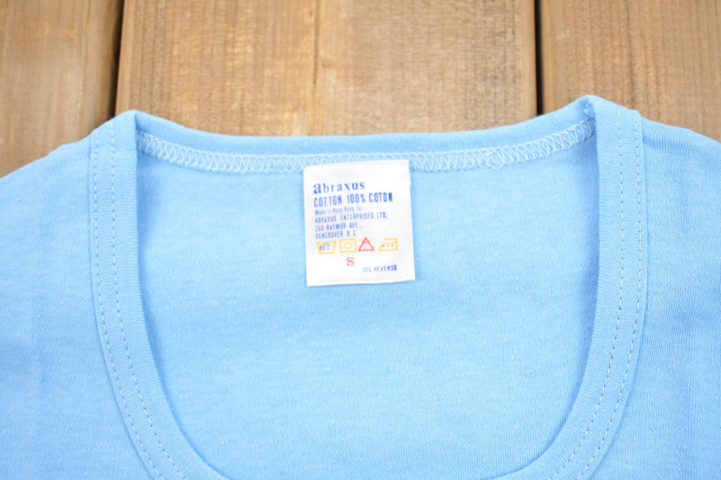 Vintage 1970s Basic Blue T-Shirt