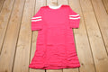Vintage 1970s Pink Striped T-Shirt Dress