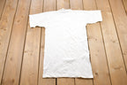 Vintage 1980s Basic White T-Shirt