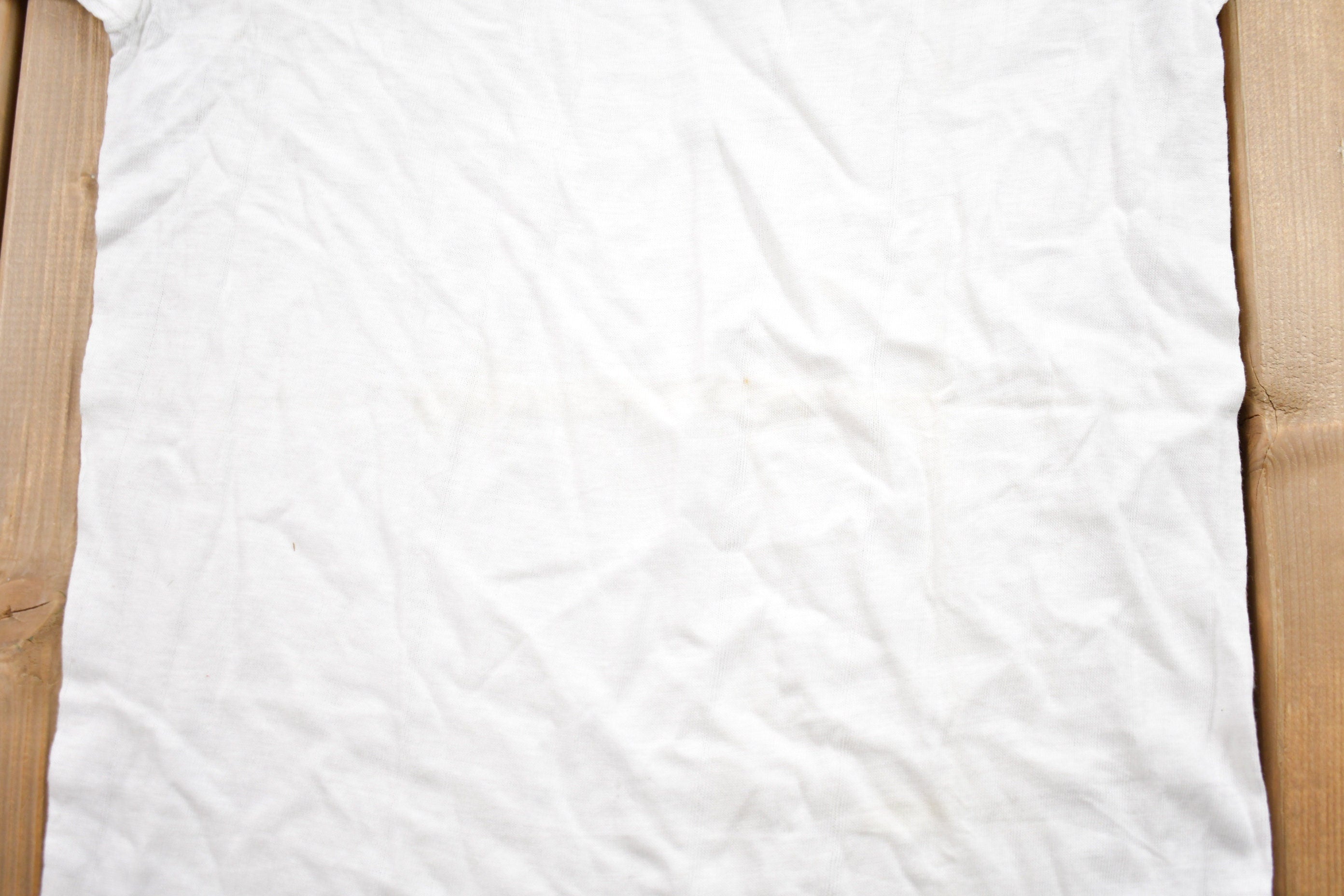 Vintage 1980s Basic White T-Shirt