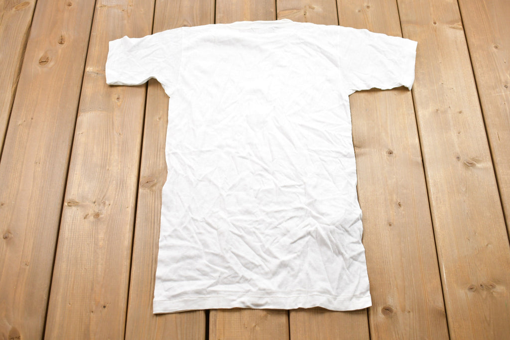 Vintage 1980s Basic White T-Shirt
