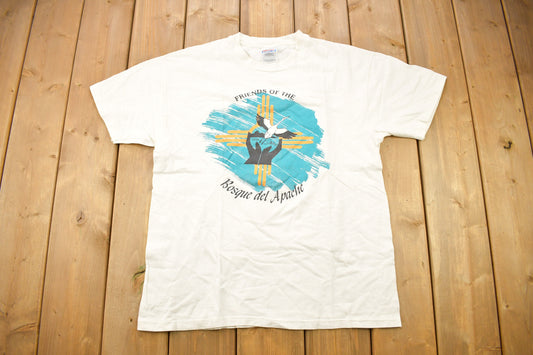 Vintage 1990s Friends Of The Apache Graphic T-Shirt