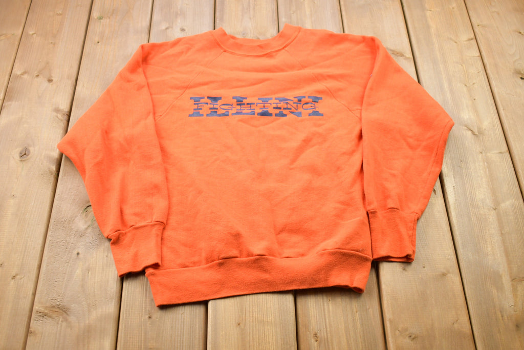 Vintage 1960s Illini Fighting Graphic Sweatshirt