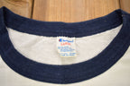 Vintage 1980s University Of Notre Dame Collegiate Champion Ringer T-Shirt