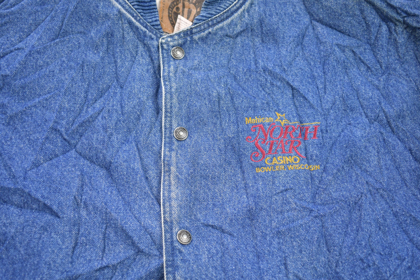 Vintage 1990s North Star Denim Bomber Jacket