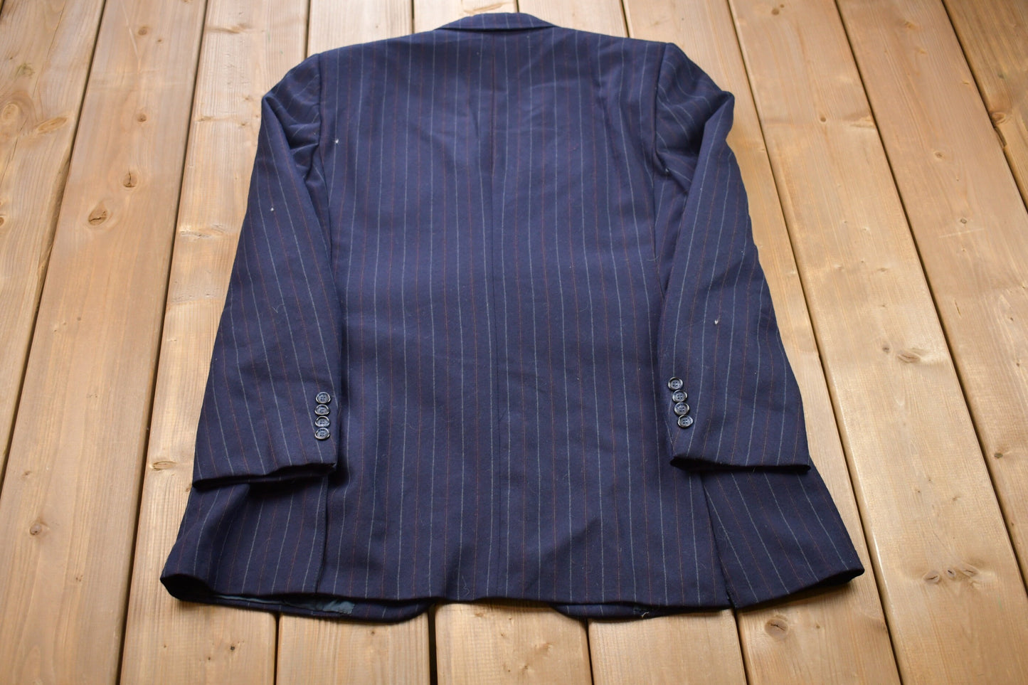 Vintage 1990s Pierre Cardin Striped Blazer Jacket