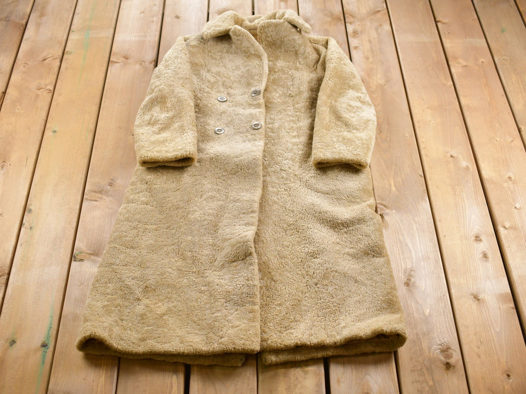 Vintage 1960s Lambs Fur Double Breasted Jacket