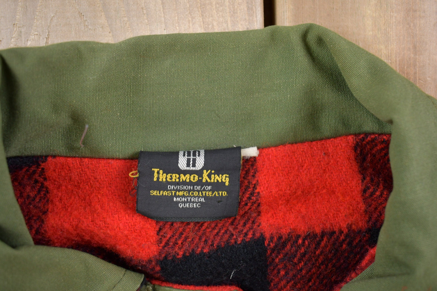 Vintage 1980s Thermo King Wool Military