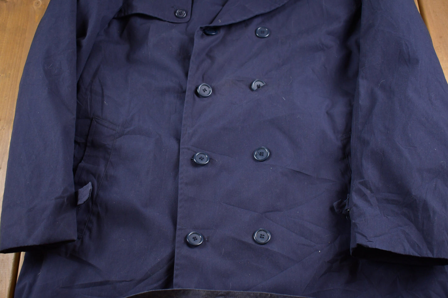 Vintage 2001 Naval Full Length Overcoat Jacket