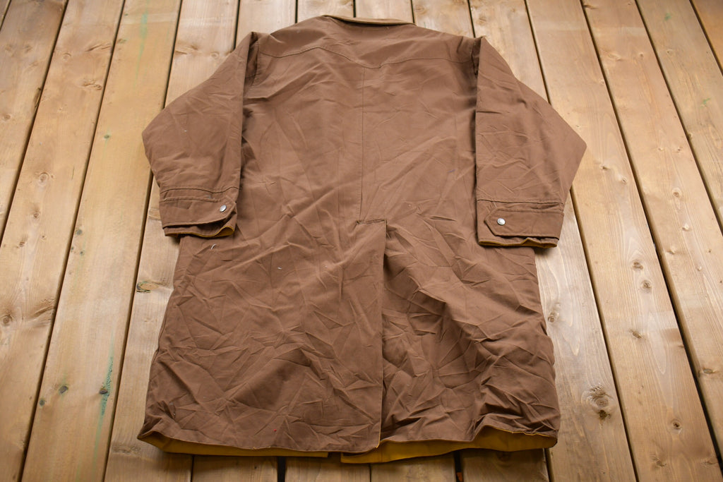 Vintage 1990s Marlboro Reversible Full Length Rain Jacket
