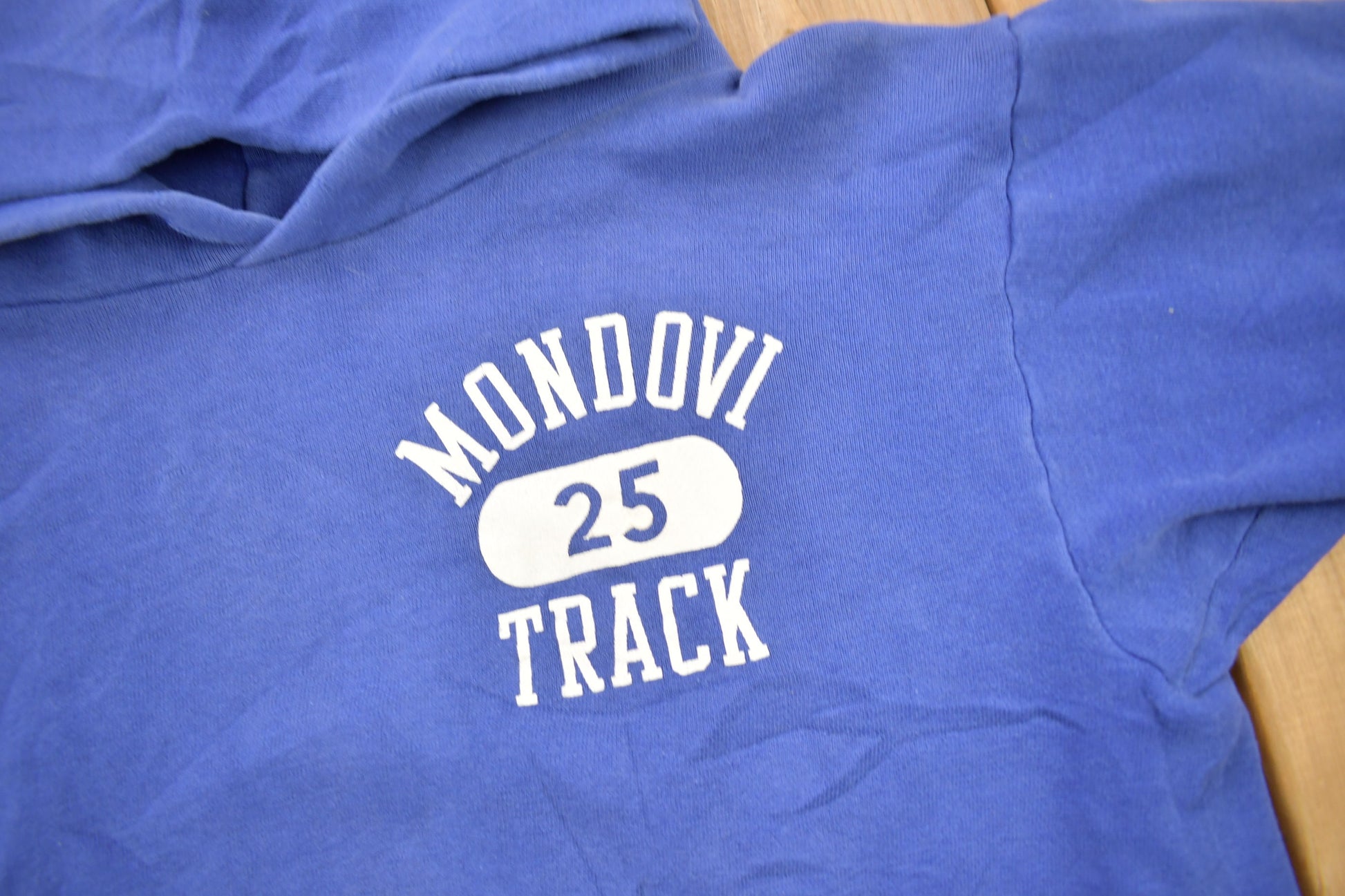 Vintage 1960s Mondovi Track Graphic Hoodie