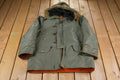 Vintage 1970s Full Length Fur Hooded Puffer Jacket
