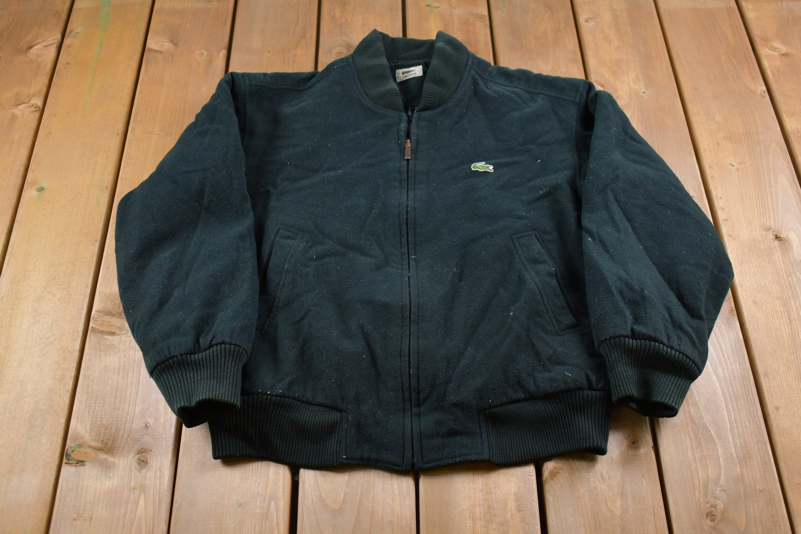 Lacoste vintage bomber clearance jacket