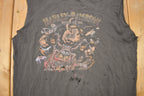 Vintage 1980s Harley Davidson Singapore 3D Emblem Distressed T-Shirt