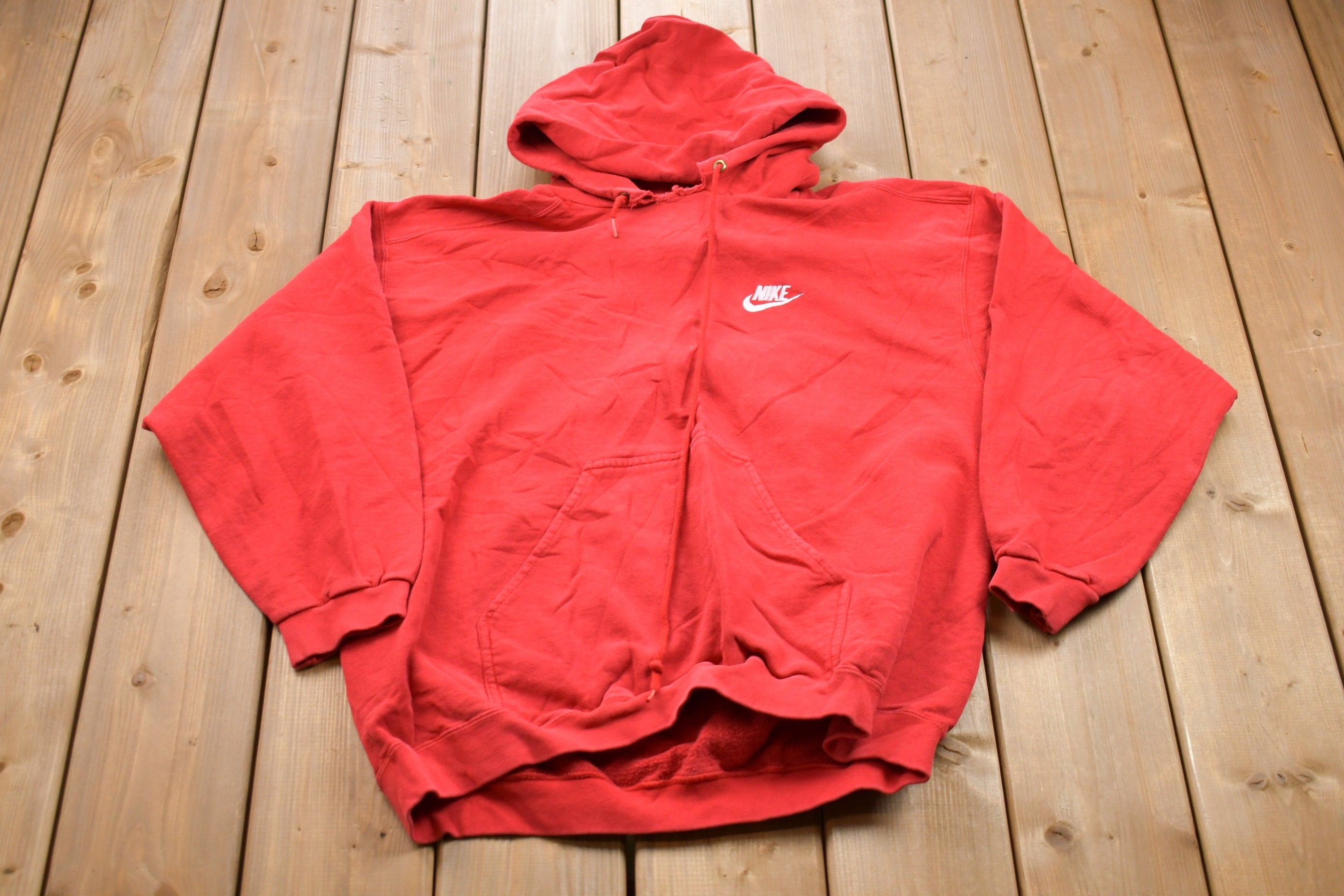 Vintage 1990s Nike Embroidered Hoodie