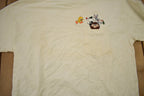 Vintage 1990s Looney Tunes Embroidered Mock Neck Pocket Shirt