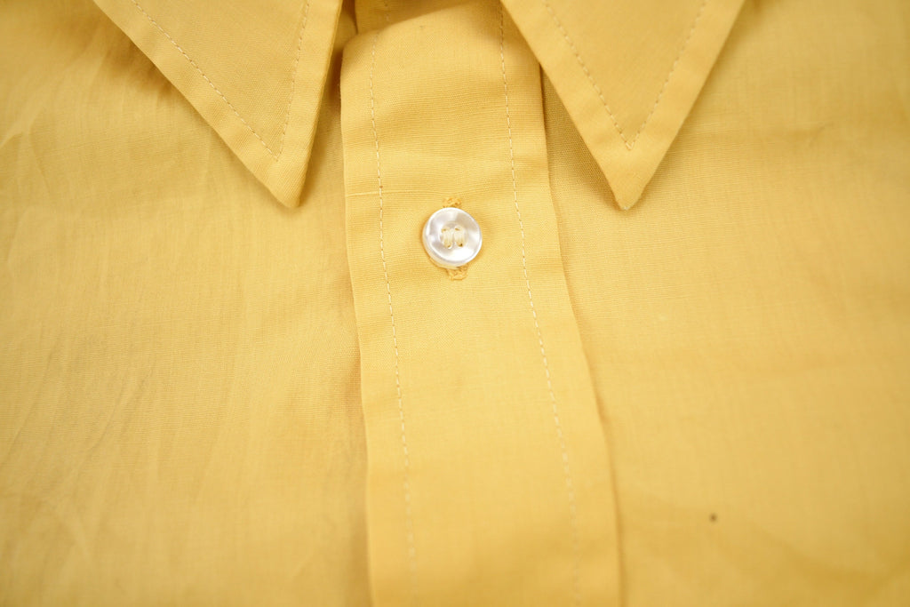 Vintage 1960s Arrow Cum Laude Decton Broad Cloth Blank Button Up Shirt
