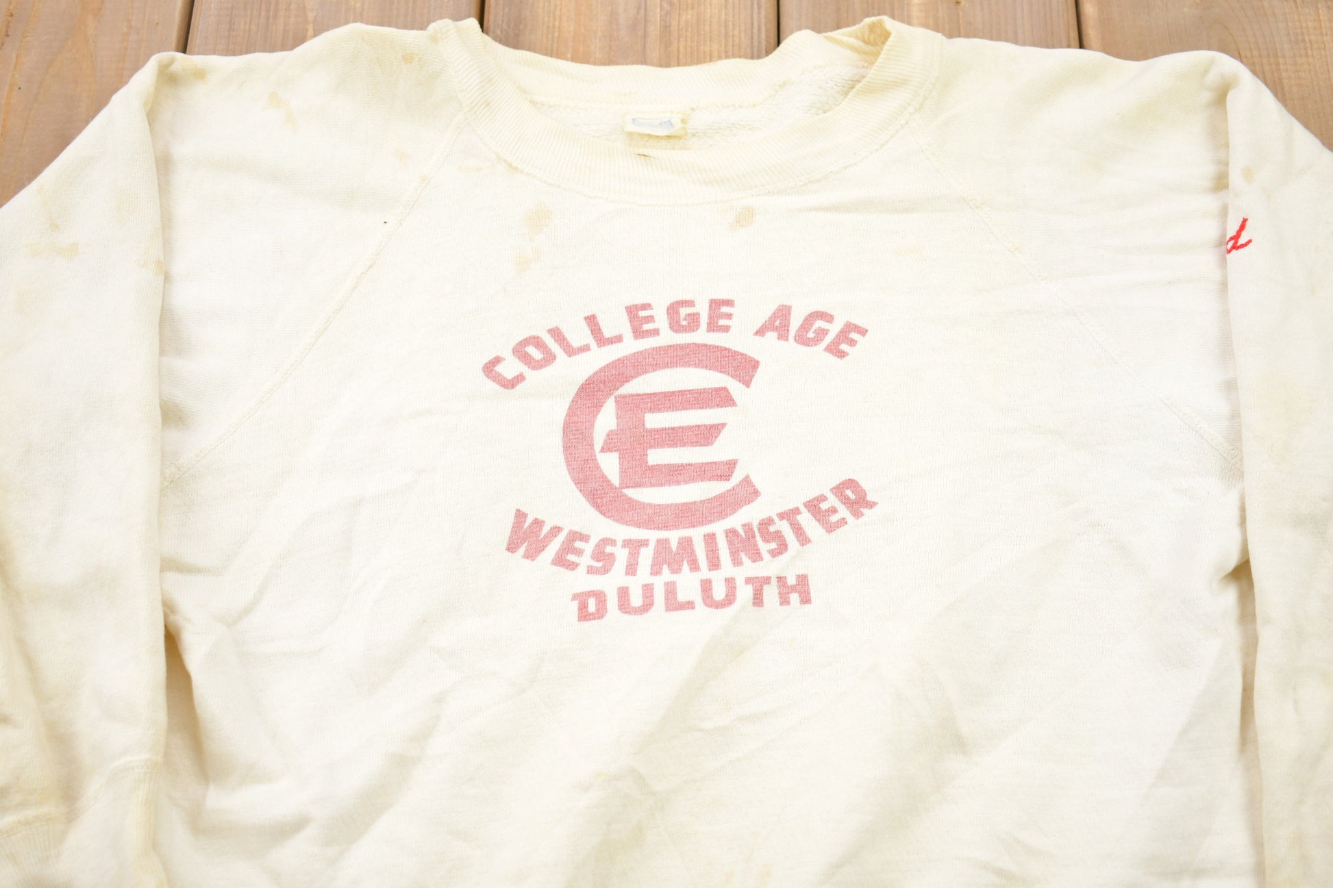 Vintage 1950s College Age Westminster Crewneck Sweatshirt