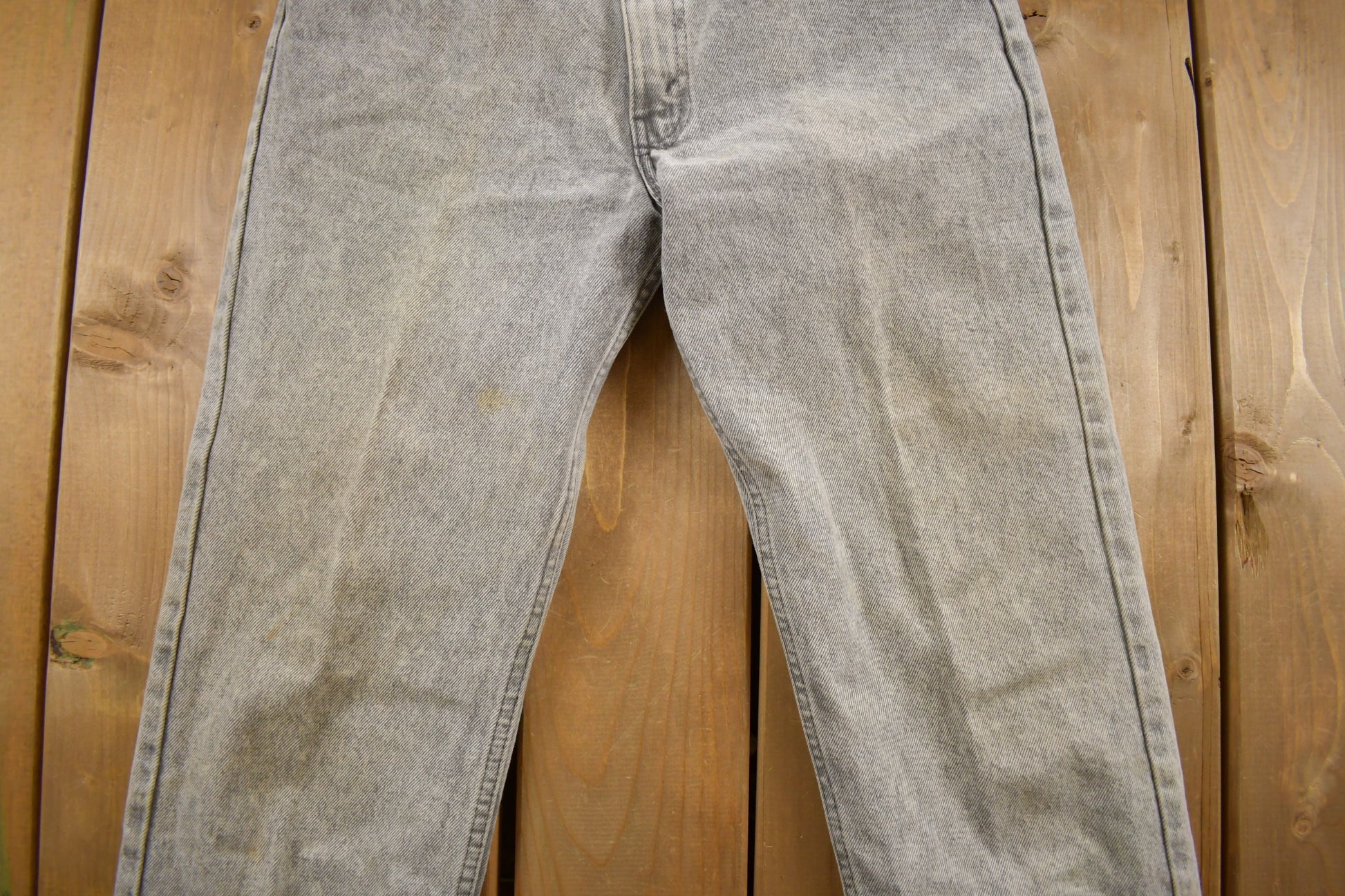 Vintage 1990s Levi's Red Tab Light Grey Denim Jeans Size 31 x 30