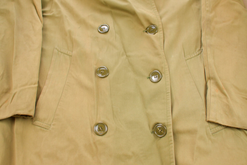 Vintage 1962 Military Full Length Rain Coat