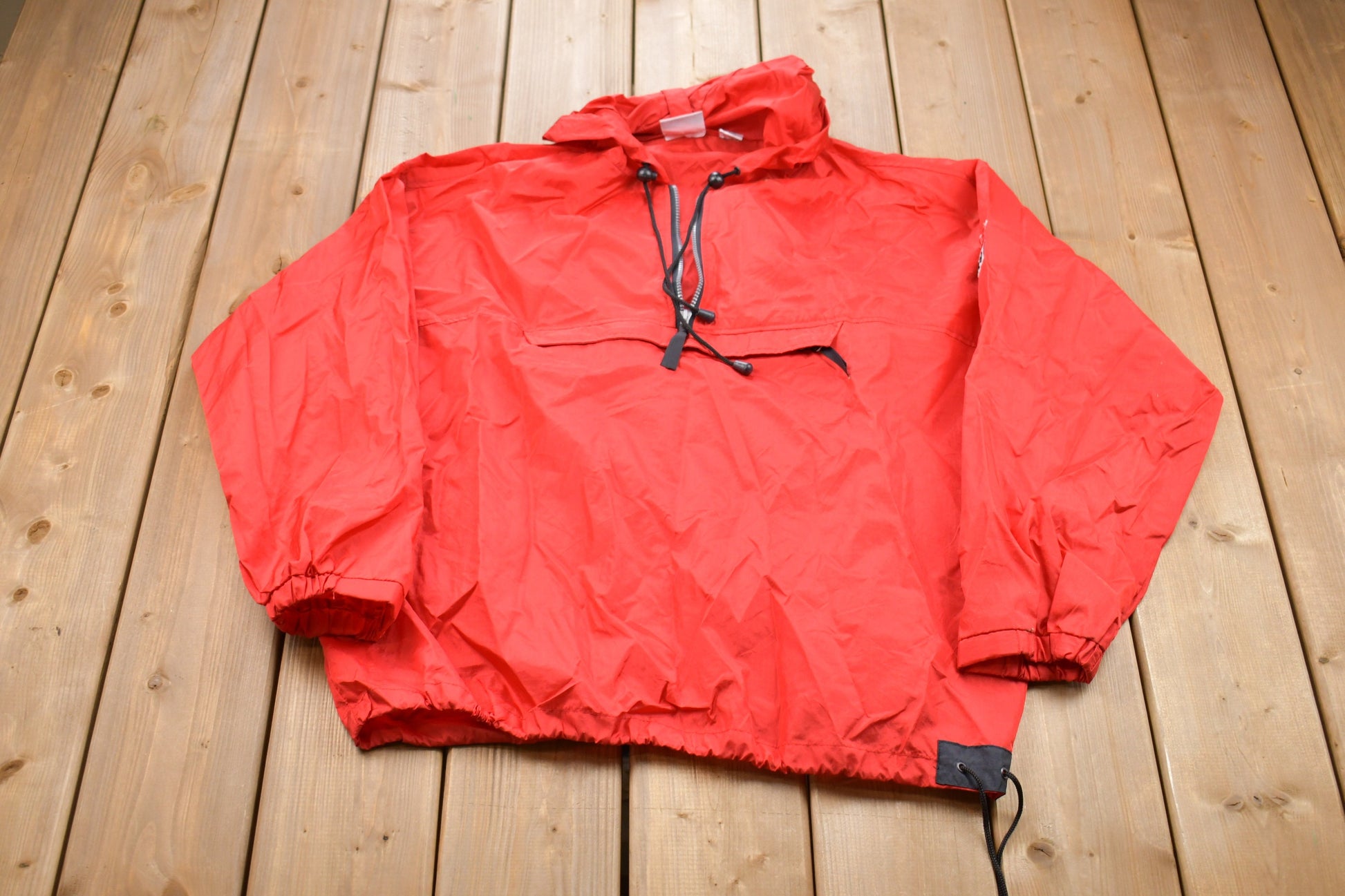 Vintage 1980s Marlboro Unlimited Quarter Zip Windbreaker Jacket