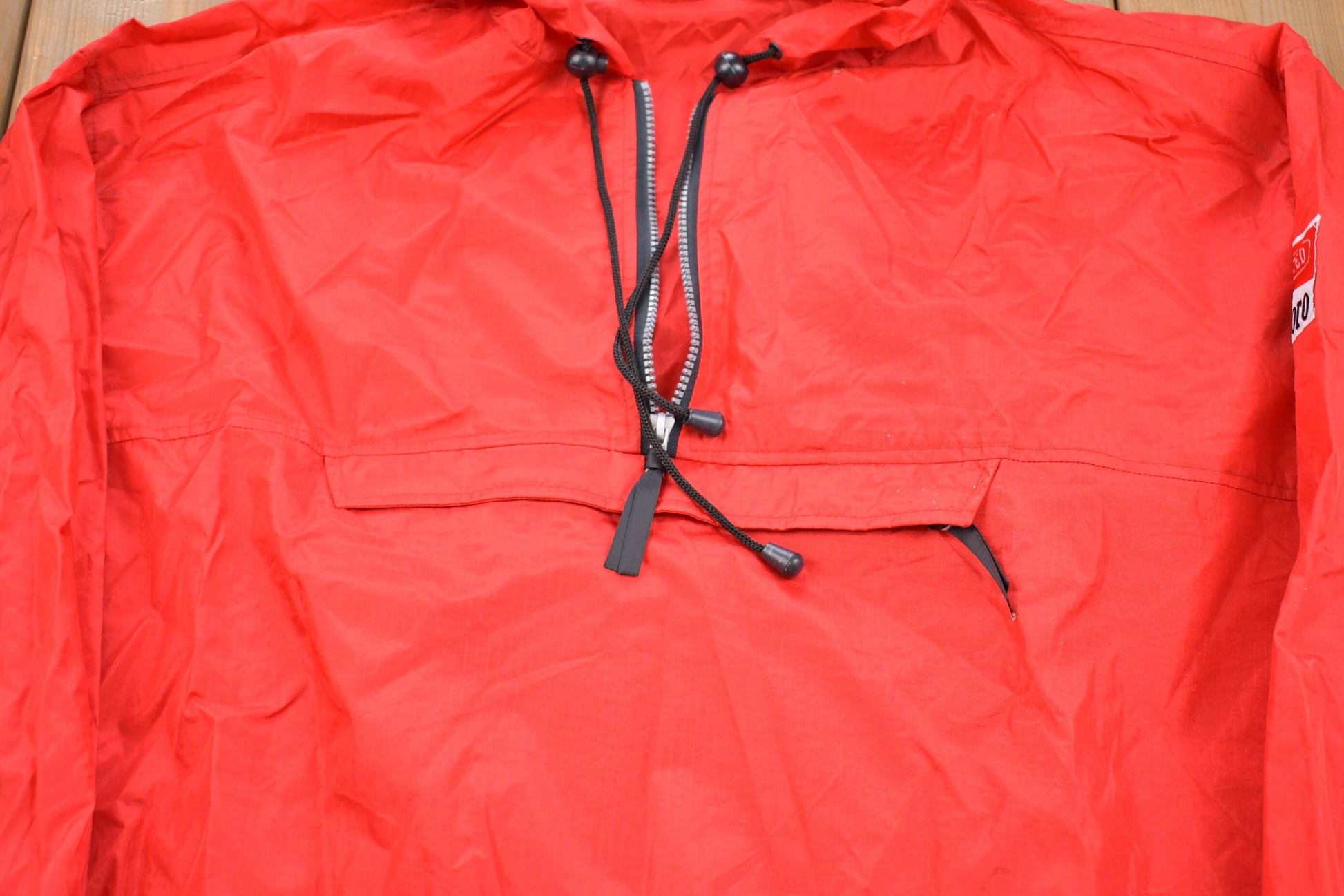 Vintage 1980s Marlboro Unlimited Quarter Zip Windbreaker Jacket