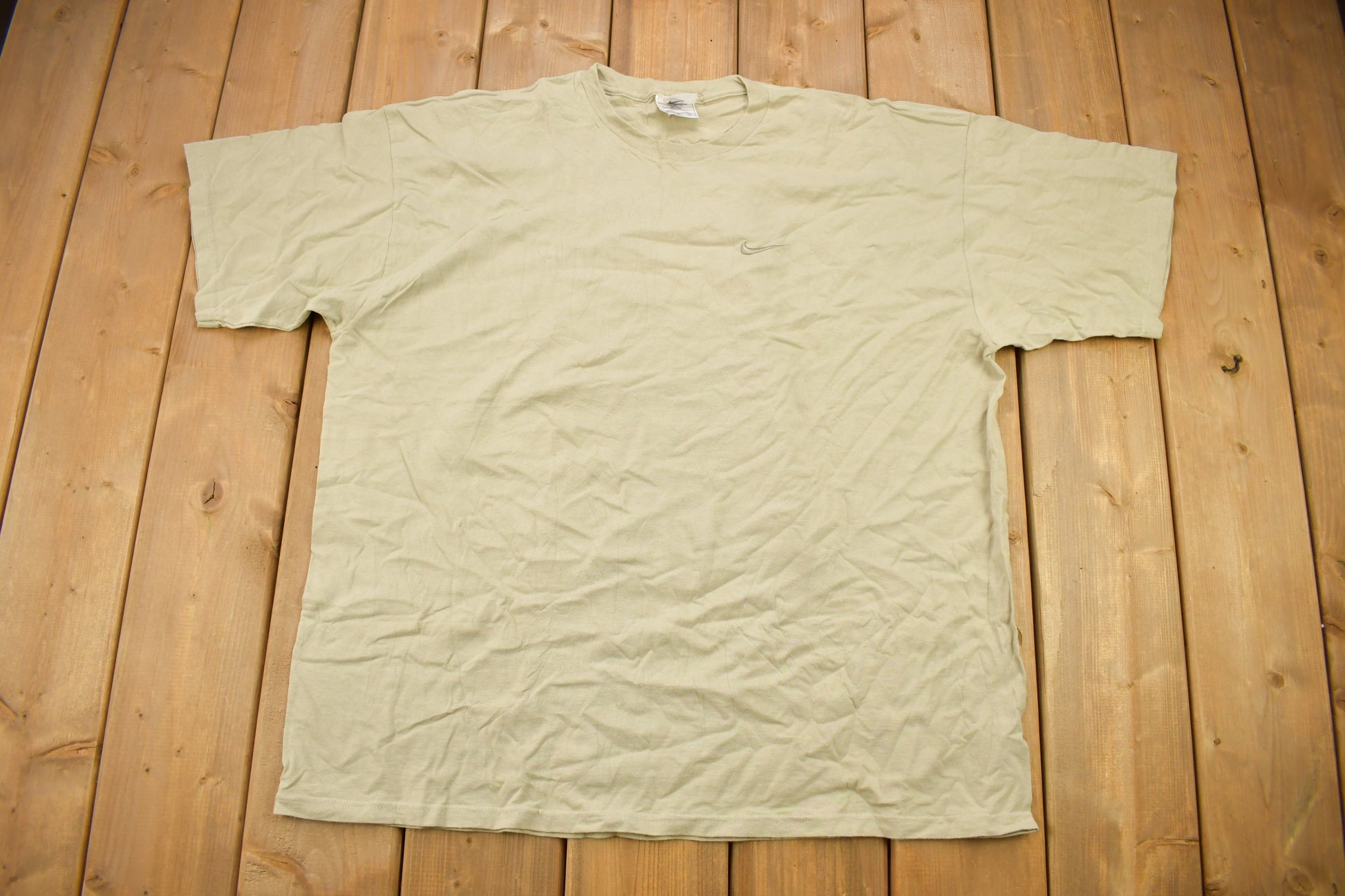 Vintage 1990s Nike Mini Swoosh Embroidered T-Shirt