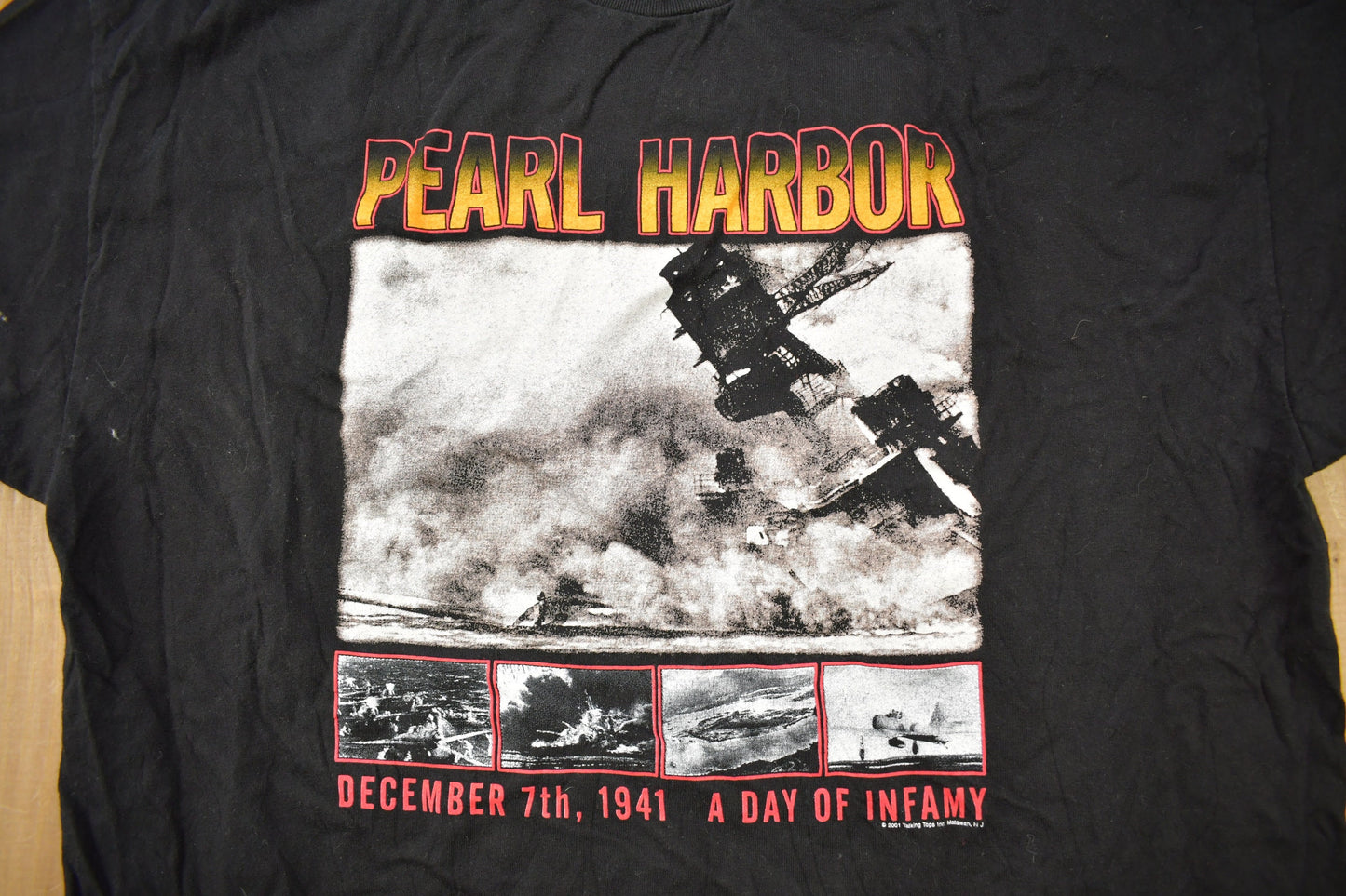 Vintage 2001 Pearl Harbour A Day Of Infamy Graphic T Shirt / Vintage T Shirt / Streetwear / Graphic Tee / Single Stitch / Made In USA