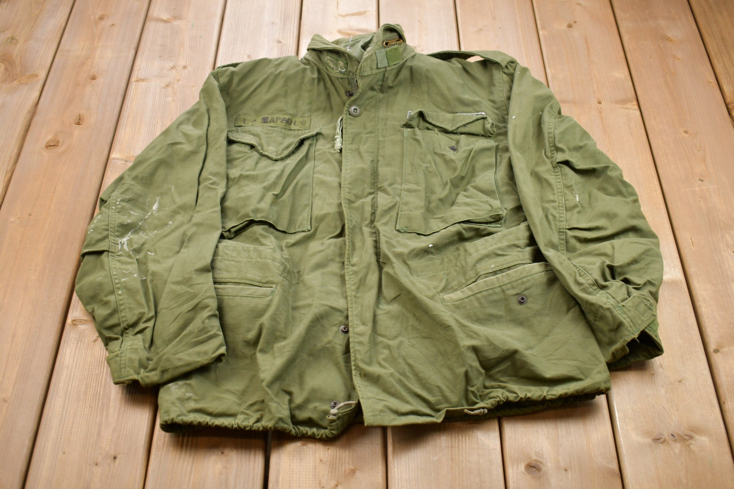 Vintage 2000 Military Field Jacket / Button Up Jacket / US Army Green / Vintage Army / Streetwear Fashion / Army Jacket / 2000 Jacket