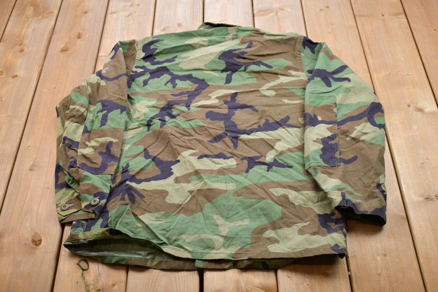 Vintage 1990s Military Field Jacket / Button Up Jacket / US Army Green / Vintage Army / Streetwear Fashion / Army Jacket