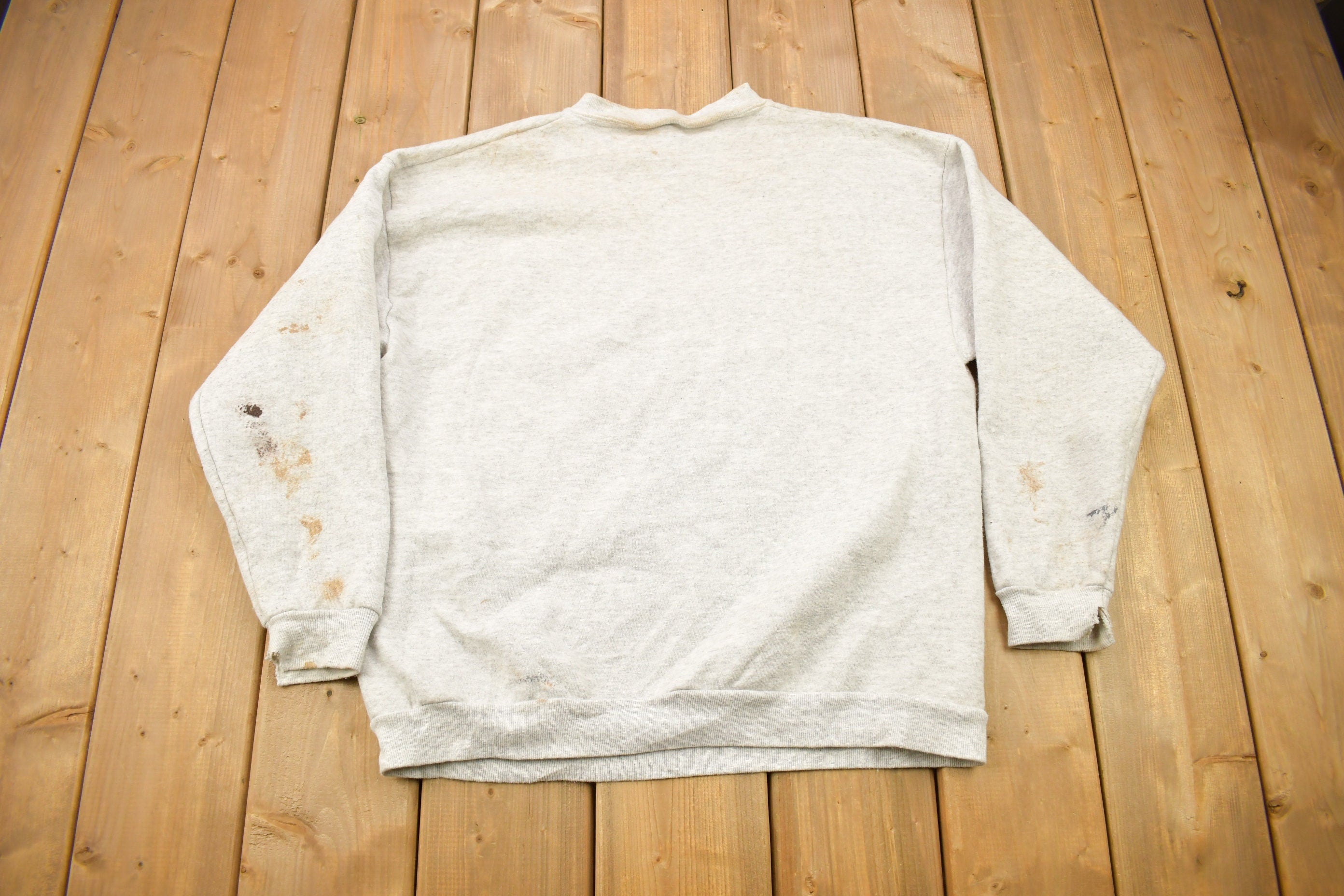 Vintage 1990s Mighty Ducks Of Anaheim NHL Logo 7 Crewneck Sweatshirt