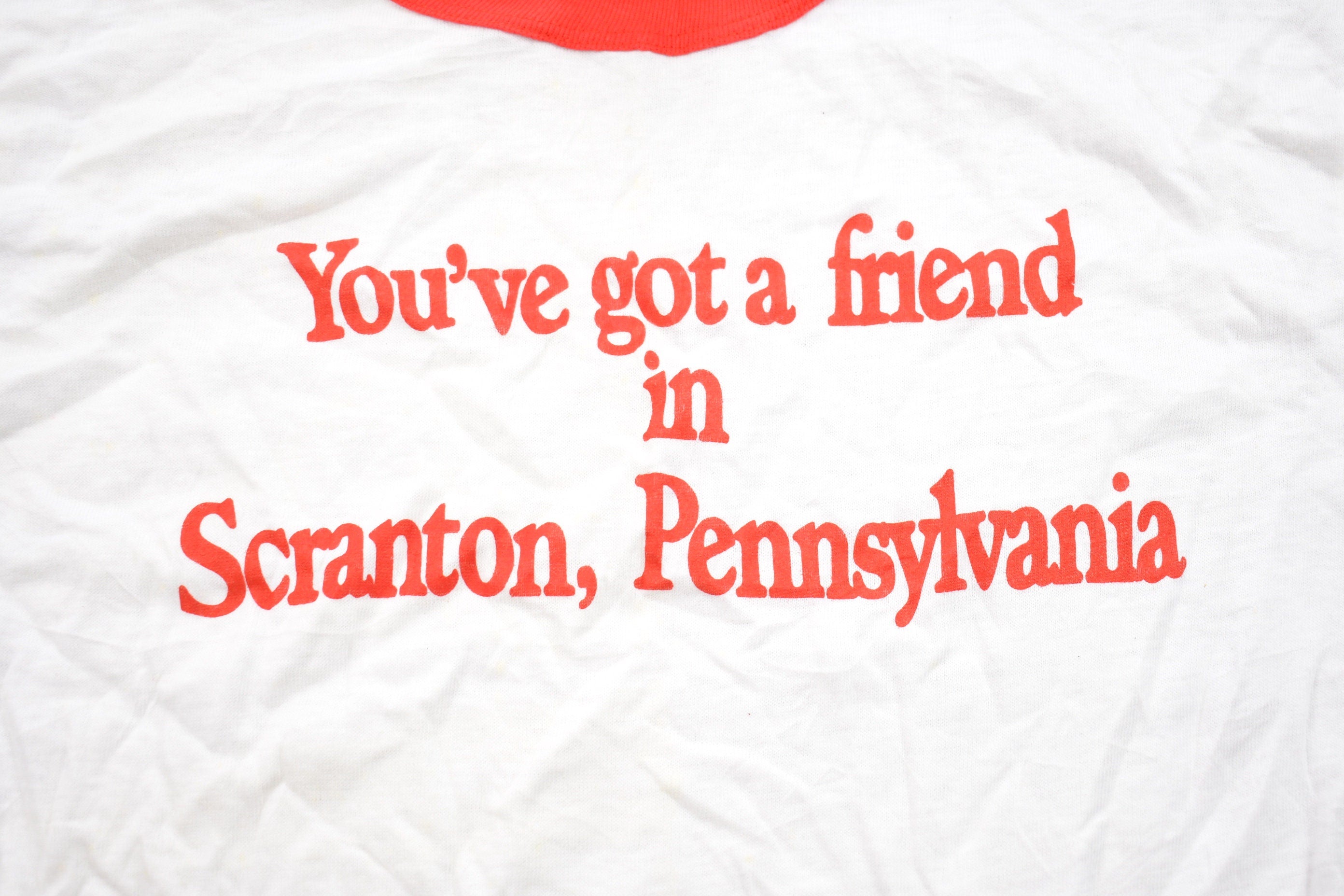 Vintage 1980s Friend In Scranton Pennsylvania Graphic T-Shirt