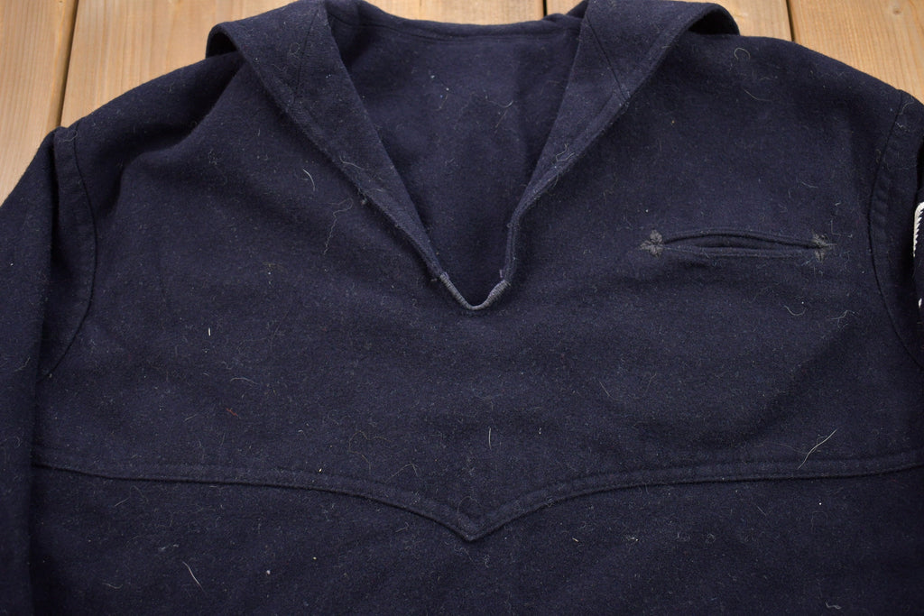 Vintage 1940s WWll Naval Clothing Factory Wool Sweater