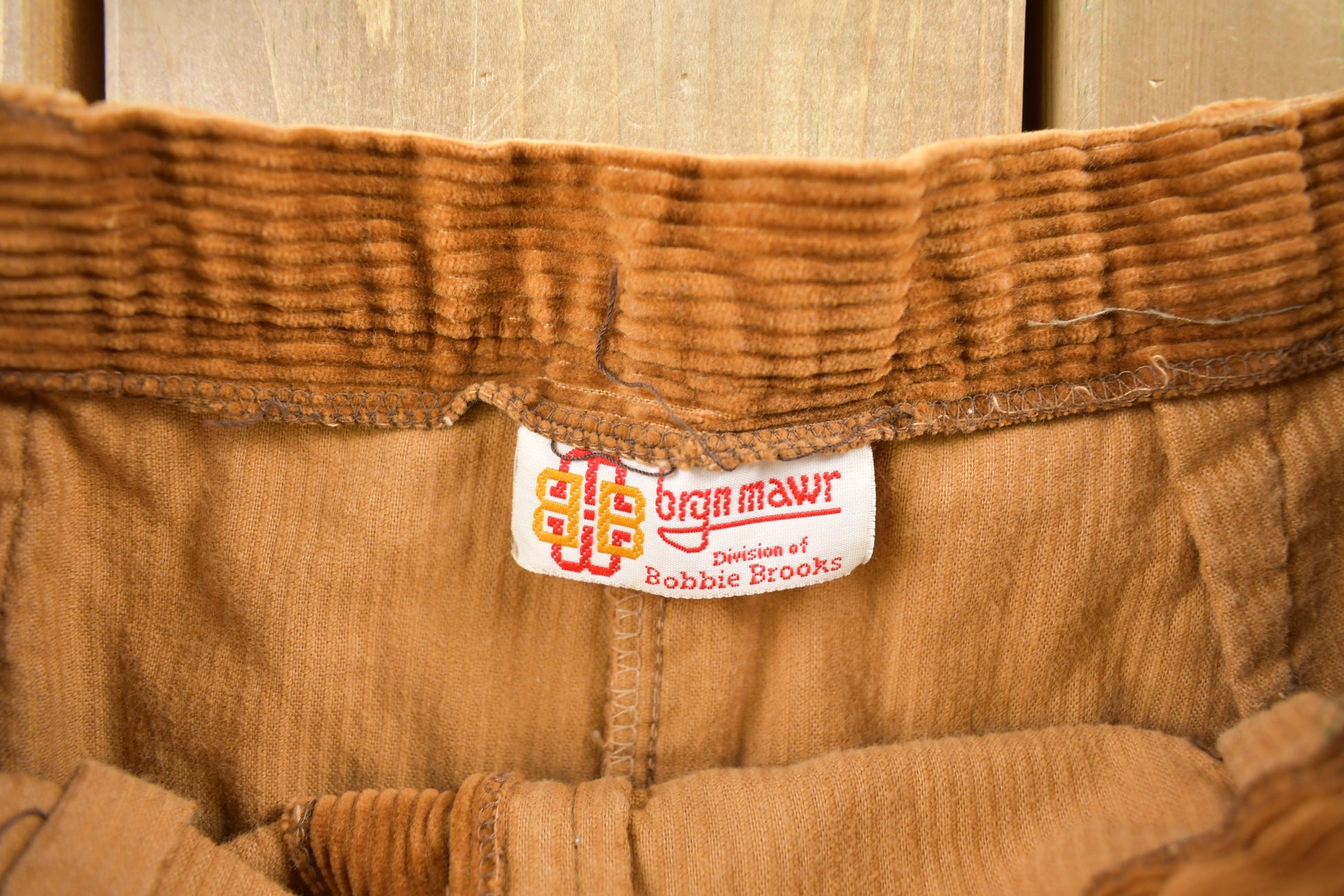 Vintage 1970s Bryn Mawr Bobbie Brooks Women's Corduroy Trousers Size 30 x 22