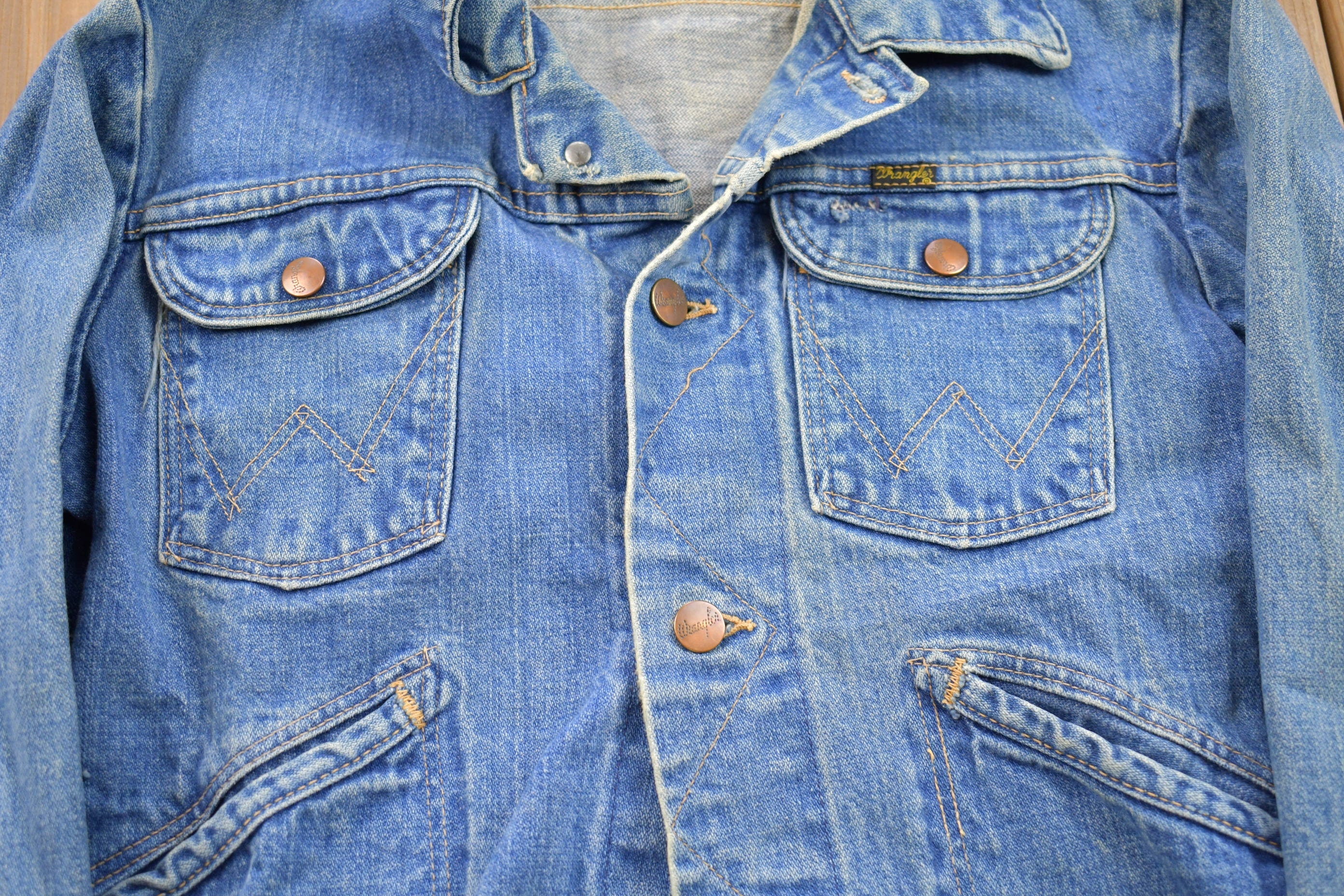 Vintage 1970s Wrangler Denim Jean Jacket