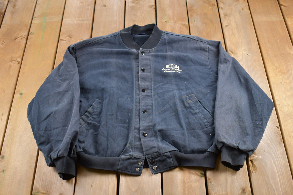 Vintage 1990s King Louie Satin Bomber Jacket