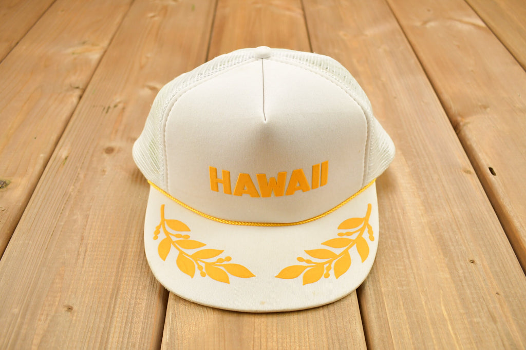 Vintage 1980s Hawaii Souvenir Trucker Hat