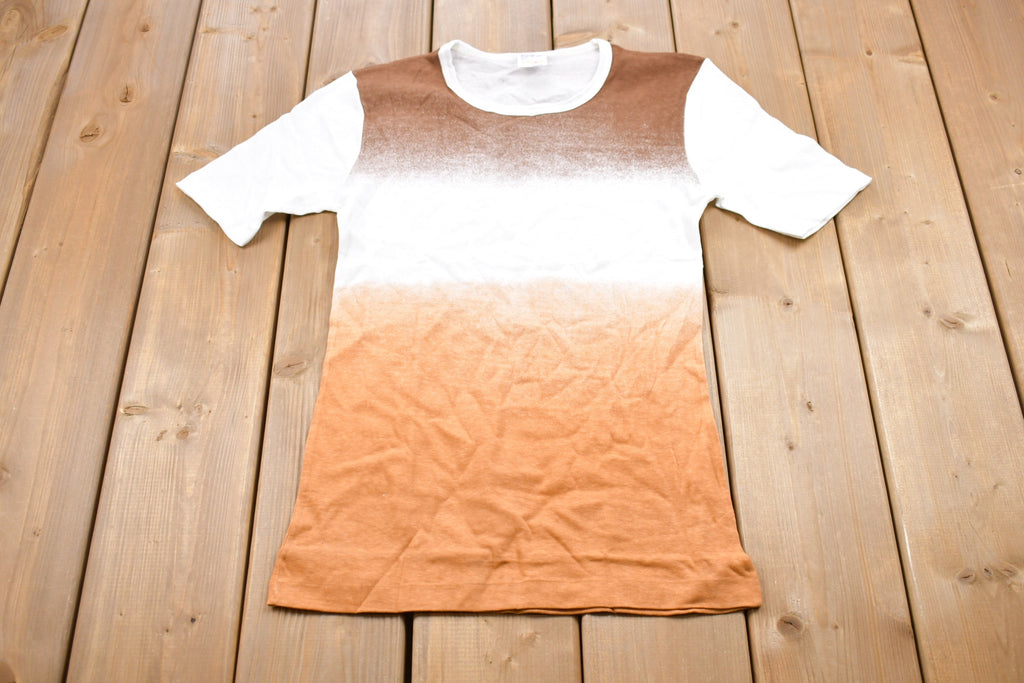 Vintage 1970s Contrast Faded Graphic T-Shirt