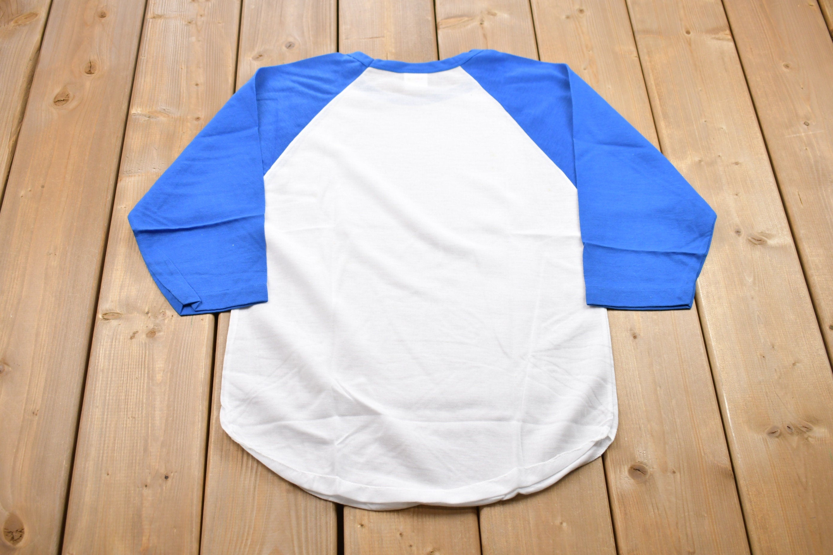 Vintage 1970s Raglan Color Block 3 Quarter Sleeve T-Shirt