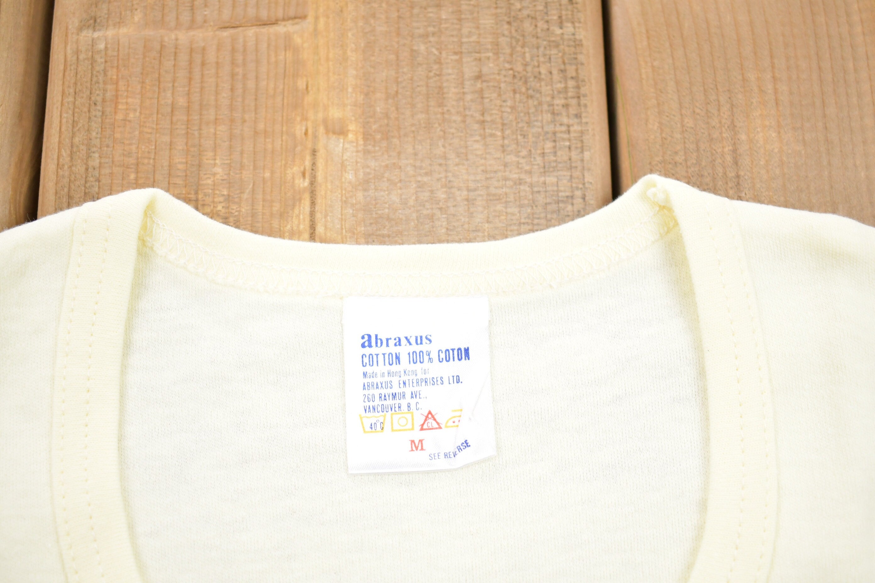 Vintage 1970s Basic Beige T-Shirt